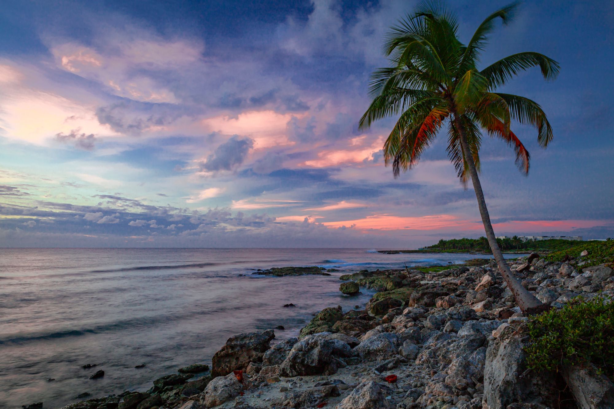 Wybrzeże na półwyspie Jukatan.