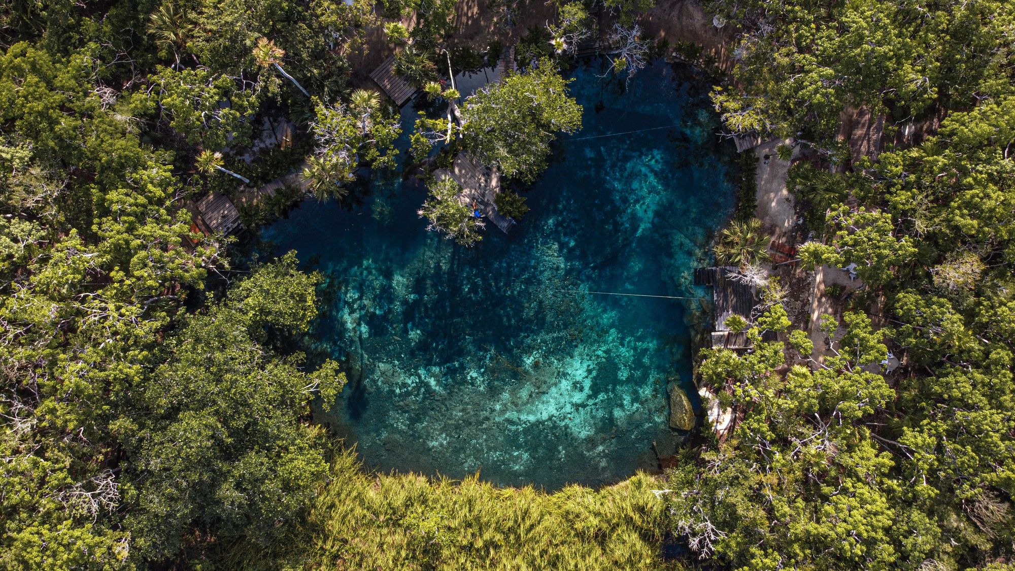 Raj w środku natury w Tulum na Jukatanie.