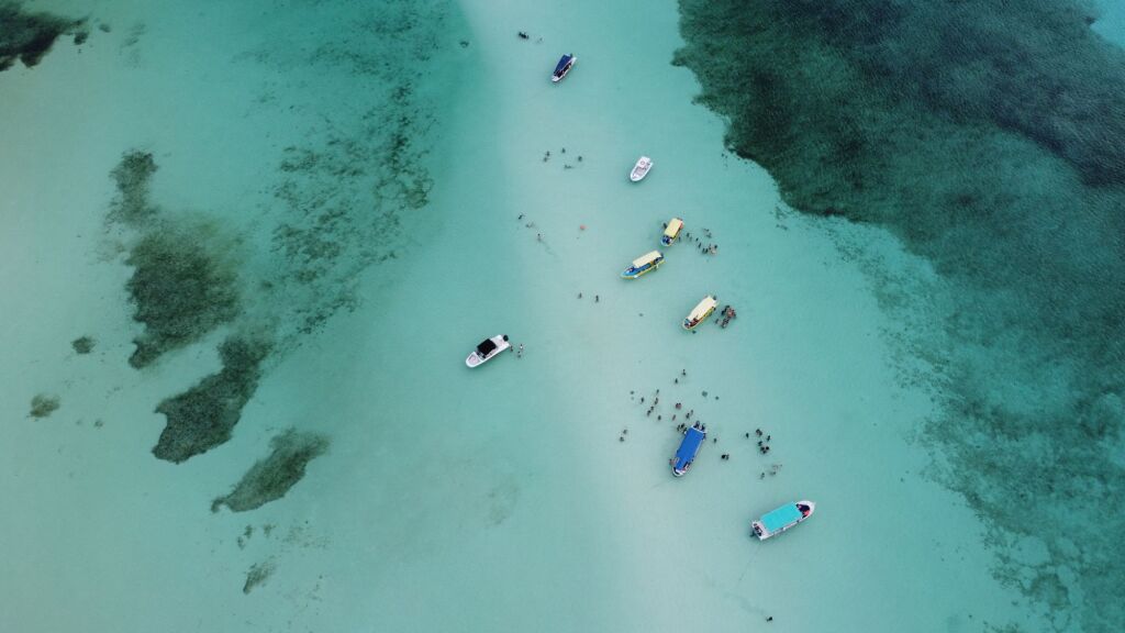 El Cielo Cozumel is a sandbar, and it means "Heaven". Only accessible by boat which makes it seclude