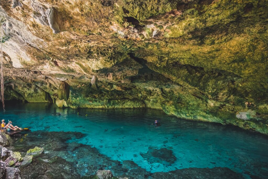 Cave cenote Mexico