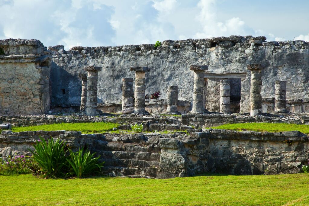 Tulum pre-Columbian Mayan archaeological site in Quintana Roo state of Yucatan penincual in Mexico, Central America